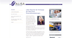 Desktop Screenshot of alisa-personal.de